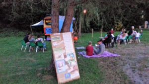 fougax; theatre de la terre; l'homme qui plantait des arbres; sylvie Koutsikides et franck plantey