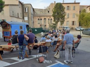 roulotte spectacles 2020 compagnie théâtre de la terre Ariège