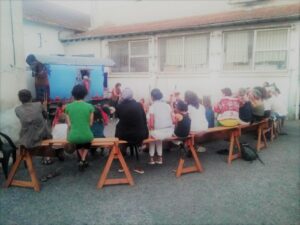 esperaza; entre2mondes. cpmpagnie théâtre de la terre. Ariège.