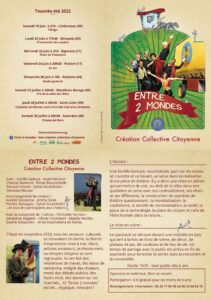 spectacles entre2mondes- tournée aude 2022 - cie theatre de la terre