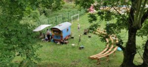 spectacle entre2 mondes.à Rodome . compagnie theâtre de la terre .Ariège