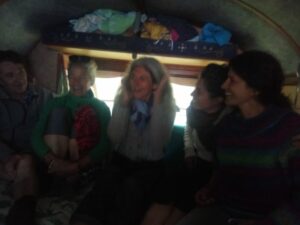 spectacle entre2 mondes.à Rodome . compagnie theâtre de la terre .Ariège