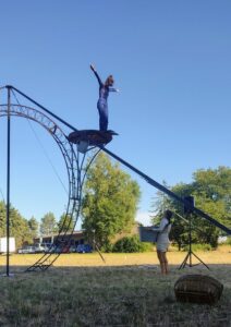 roulott'spectacles ; compagnier théâtre de la terre. Artiège. Montbel