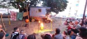 roulott'spectacles. compagnie theatre de la terre. Ariège. Pamiers le foulon.