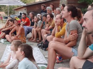 roulott'spectacles. compagnie theatre de la terre. Ariège. Alzen.