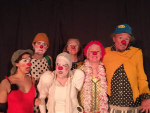 comapgnie théâtre de la terre . Ariège . stage clown acteur social