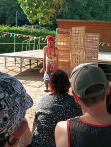 roulott'spectacles mutualisées 2025. compagnie théâtre de la terre. Ariège . Puivert